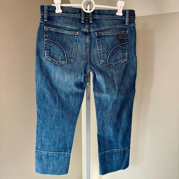 JOE'S JEANS SOCIALITE KICKER STRAIGHT CROPPED JEANS IN HARVEY WASH 28 - Picture 2 of 5